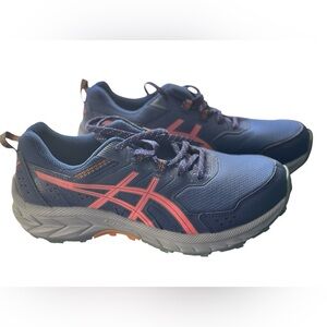 Asics Navy and Pink Sneakers